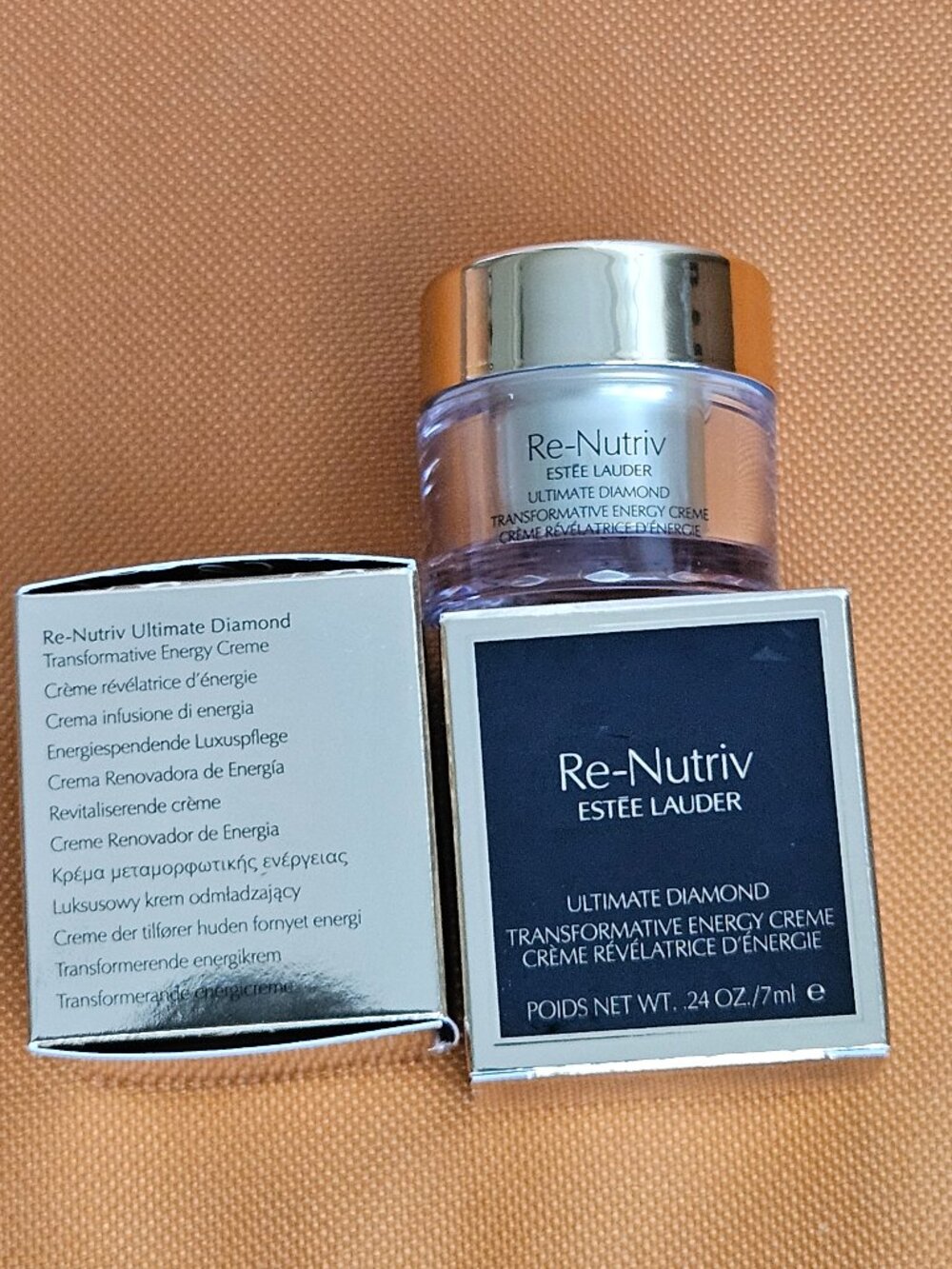 2x Estée Lauder Re-Nutriv Ultimate Diamond Transformative Energy Crème 0.24oz ea